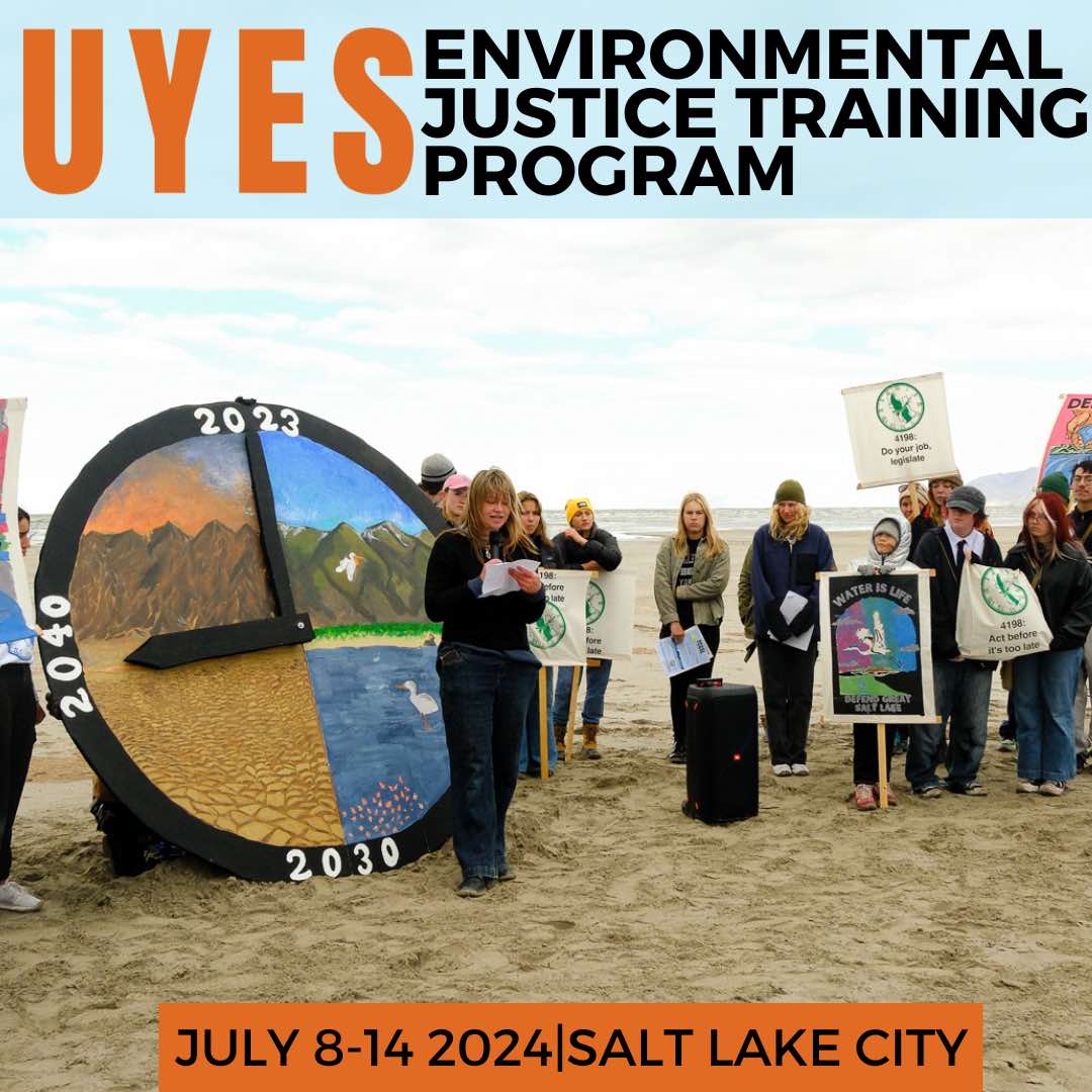 UYES flyer for Environmental Justice Training Program. 